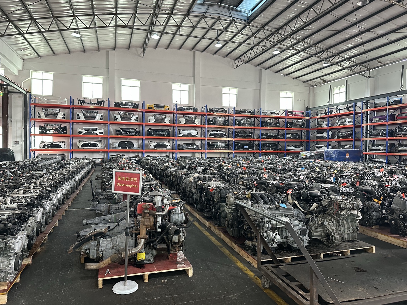 Diesel engine stock